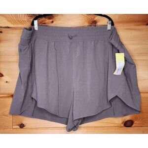 ALL IN MOTION Light Brown Athletic Shorts Size 4X with Lining